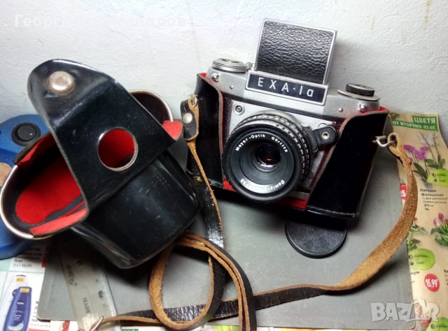 Стар ЛЕНТОВ ФОТОАПАРАТ Exa Ia Ihagee Dresden ГДР КРАСОТА !