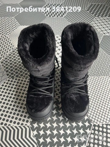 Дамски зимни ботуши Oysho №38 – чисто нови, снимка 2 - Дамски ботуши - 54077220