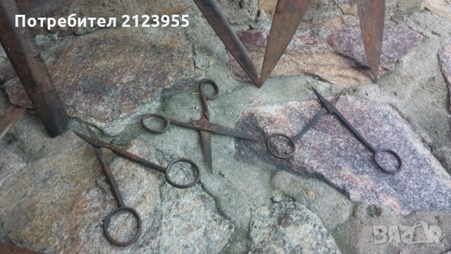 Стари ножици, снимка 5 - Антикварни и старинни предмети - 32042801