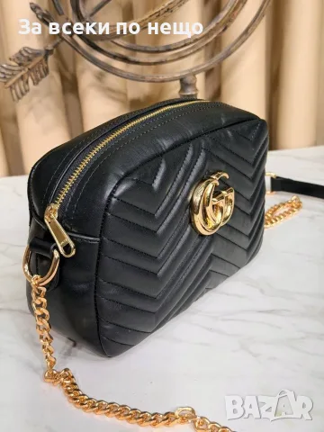 Gucci Дамска Чанта С Дълга Дръжка Синджир За През Рамо Гучи - Различни Цветове Код E5, снимка 4 - Чанти - 55788750