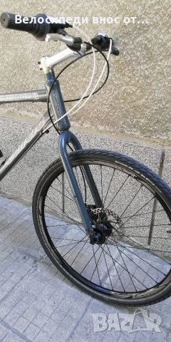 алуминиев велосипед carrera 26 цо 2x8 ск shimano аиро капли две дискови сперачки много запазено , снимка 9 - Велосипеди - 38145911