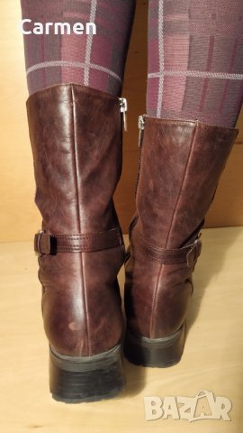Salamander дамски ботуши от естествена кожа, снимка 5 - Дамски ботуши - 31279905
