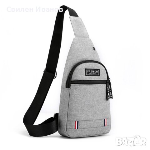 Мъжка спортно-елегантна раница с една коригираща презрамка BAG110, снимка 1