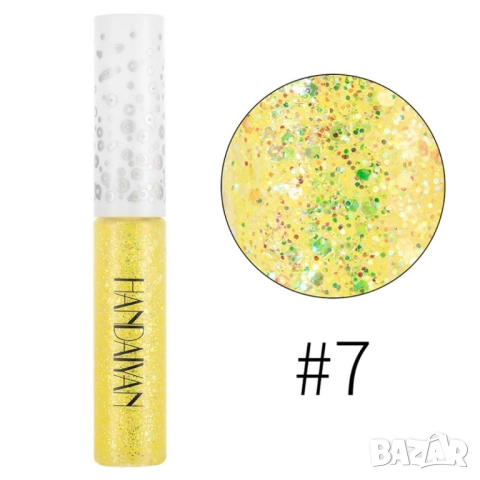 Блестяща брокатена очна линия с четка , снимка 6 - Други - 51802206