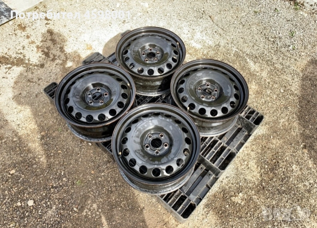 4бр.Оригинални железни джанти 16цола ET50 5x112 за Vw,Audi,Seat,Skodа, снимка 3 - Гуми и джанти - 53061607
