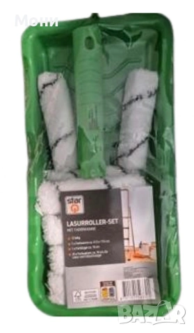 Комплект за боядисване с резервни валяци – 12 части