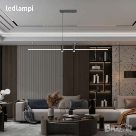 LED Полилей 19W Черен 2160Lm IP20, снимка 7 - Полилеи - 42745866