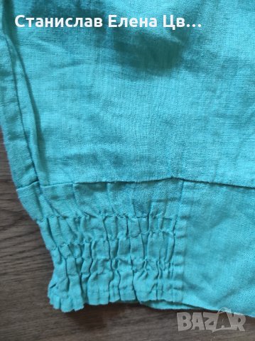 Ленен панталон под коляното, снимка 3 - Панталони - 33769187