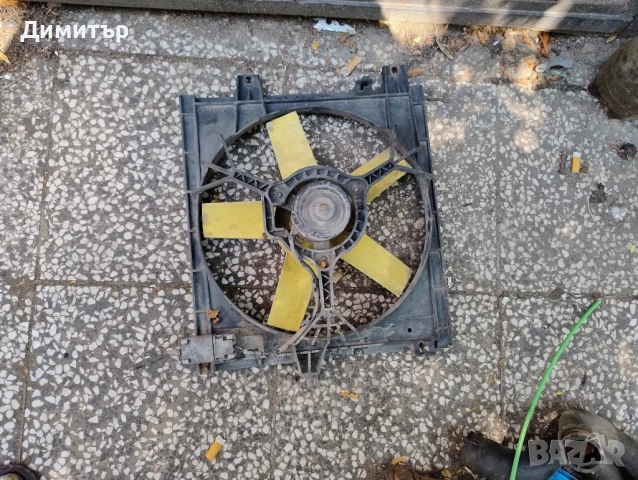 Вентилатор Воден Радиатор + Дифузьор За Нисан Примера 1.6 16В 1991г / Nisan Primera 1.6 16V 1991y, снимка 2 - Части - 51293543