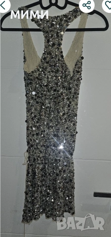 рокля Djofra, Zara, Guess паети, снимка 6 - Рокли - 54299586