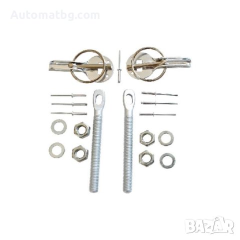 Куки за капак Automat, За заключване, Метални, 2бр