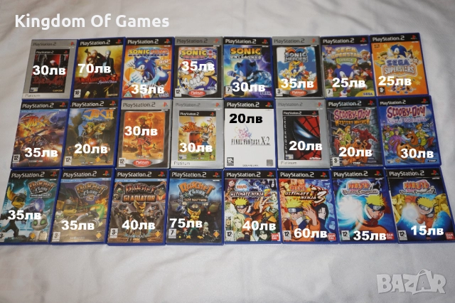 Игри за PS2 Devil May Cry 3/Sonic Mega Collection Plus/Jak X/Ratchet And Clank/Naruto 2 3/Scooby-Doo