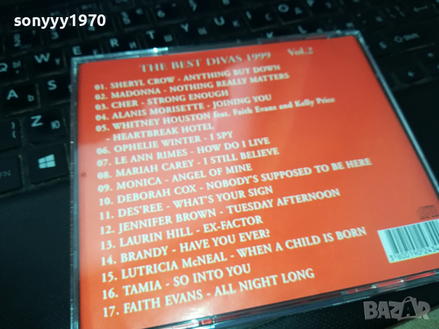 THE BEST DIVAS 1999 VOL.2 CD 0603241634, снимка 9 - CD дискове - 44637834