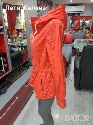 Дамско пролетно яке с качулка 100%памук  H&M (N38), снимка 2 - Якета - 54089426