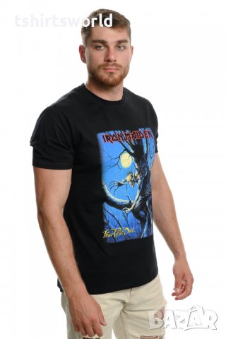 Нова мъжка тениска с дигитален печат на музикалната група IRON MAIDEN - Fear of the dark, снимка 8 - Тениски - 37696956