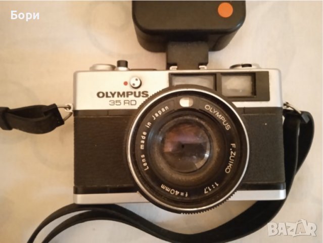 OLYMPUS 35 RD лентов фотоапарат със светкавица, снимка 3 - Фотоапарати - 38025019
