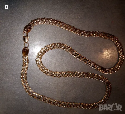 Позлатен ланец 14К, снимка 5 - Колиета, медальони, синджири - 49227428