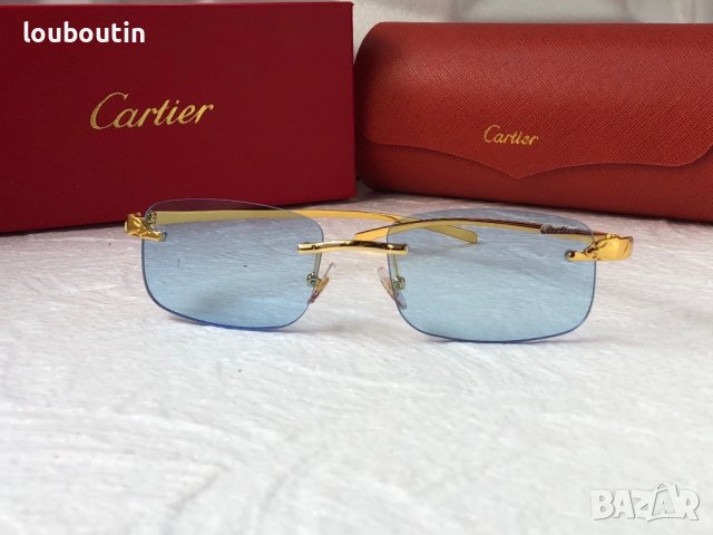 Cartier висок клас прозрачни слънчеви очила Мъжки Дамски слънчеви, снимка 6 - Слънчеви и диоптрични очила - 42759621