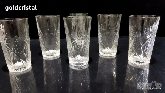 руски кристални чаши 
