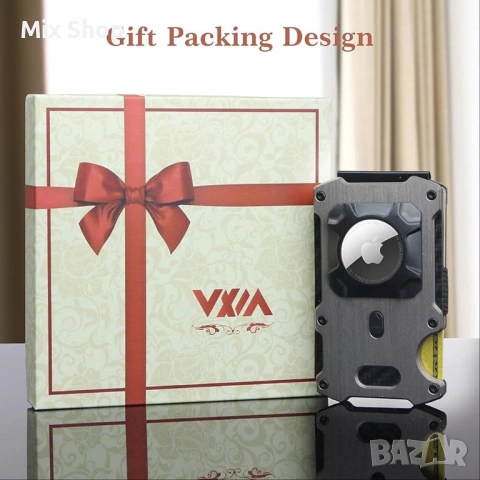 Мъжки портфейл с държач за AirTag, снимка 7 - Други - 53884673