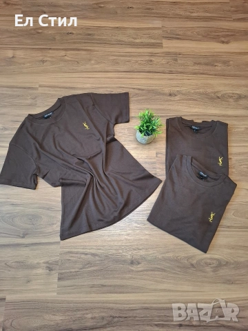 🤍🤍Тениска YSL Памук бродирано лого С/М М/Л Л/ХЛ оувърсайз модел 19 €, снимка 2 - Тениски - 53643779