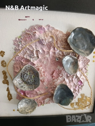 картина с декоративни елементи , снимка 2 - Картини - 51718777