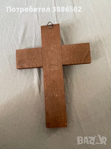 Антика!Християнски Кръст в стил Арт Деко с евангелистите около 1930 г., снимка 2 - Антикварни и старинни предмети - 50821580