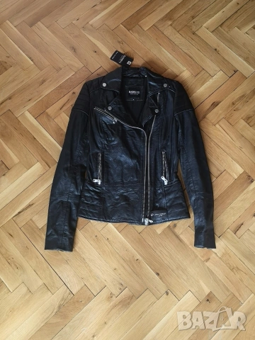 Ново!!! Дамско кожено яке естествена кожа размер XS , снимка 9 - Якета - 54136816