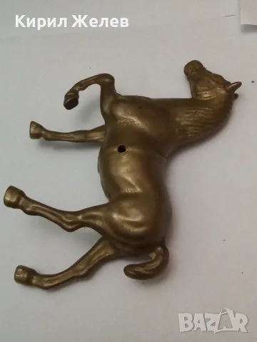 Старинна бронзова фигурка на 🐎 кон 50652, снимка 5 - Колекции - 56525065
