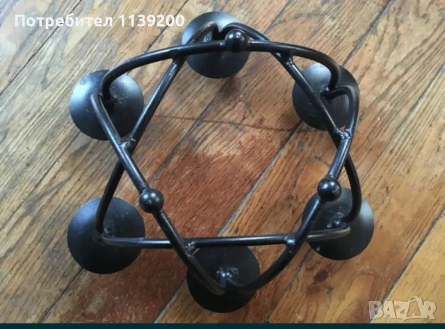 Метален свещник хексаграм, снимка 2 - Други - 50309217