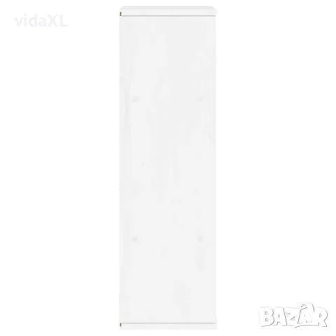 vidaXL Страничен шкаф с чекмедже ODDA White 40x24x79 cm, снимка 7 - Бюфети - 56147511