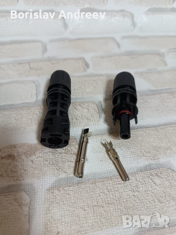 1500V 30A PV конектор мъжки и женски за соларен панел, захранващ щепсел 2.5/4/6/10mm