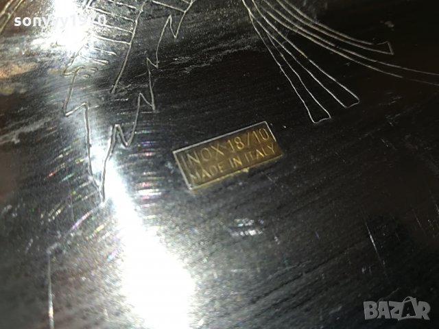 made in italy-inox 18/10 gold-внос швеицария 42х24х4см, снимка 13 - Колекции - 29952312