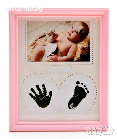 Рамка бебе с отпечатъци