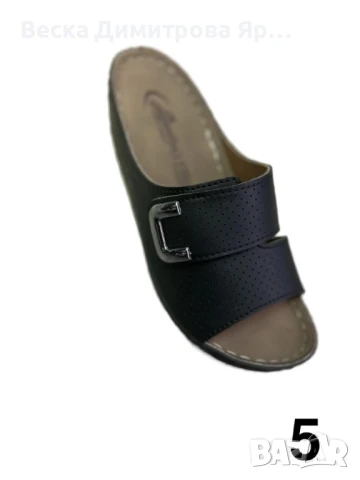 Луксозни дамски кожени чехли различни модели, снимка 9 - Чехли - 51312175