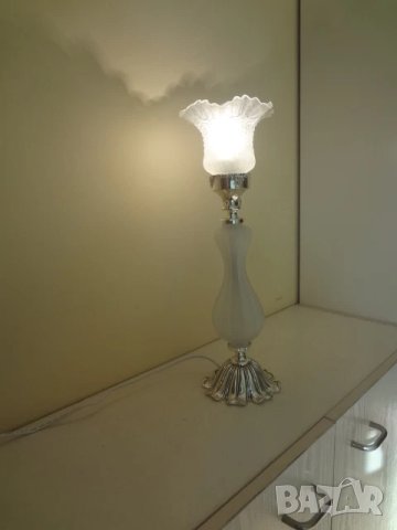 Гръцка лампа от метал и стъкло, снимка 9 - Настолни лампи - 51084982
