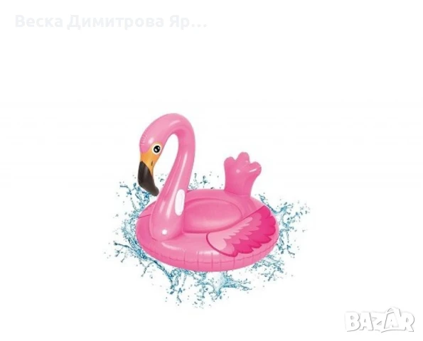 Надуваемо фламинго, 115х115см, снимка 3 - Водни спортове - 50750097