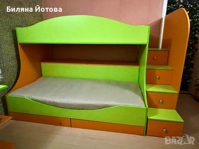 Детско обзавеждане с двуетажно легло
