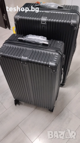 Куфар за багаж 2 броя комплект пластмасов с кодово заключване ПРОМО, снимка 3 - Други стоки за дома - 52645758