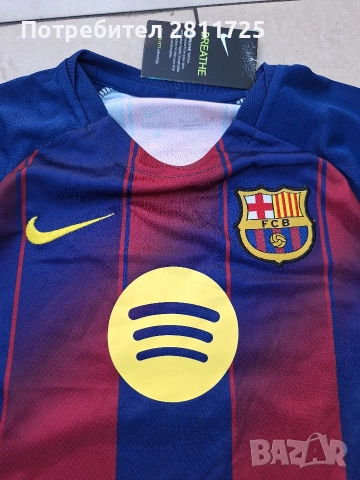 Детски екип Ламин Ямал Барселона , снимка 4 - Футбол - 52737117