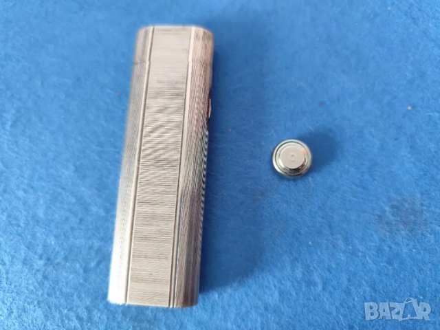 Японска посребрена запалка Maruman IC 503 - бат. 1,5V, снимка 2 - Запалки - 48957769