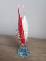 Многоцветна риба - ваза от муранско стъкло Barbini 1950, снимка 6