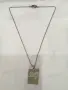 D&G Dolce & Gabbana Rhinestone Dog Tag колие унисекс, снимка 2