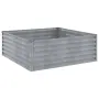vidaXL Градинска повдигната леха 100x100x36 см кортенова стомана, снимка 3