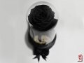 Подарък за Жена / ЕСТЕСТВЕНА Вечна Черна Роза в Стъкленица / Оригинален и Ръчно Изработен Подарък, снимка 4
