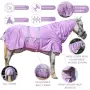 Leberna Combo Mesh Fly Rug с коремен бинт и покривало за врата за защита от насекоми, снимка 3