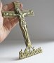Няколко: Разпятие Исус Кръст пано религия, Джон Бон Джоуви, старо настолно, кръстове, снимка 3