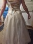 Сватбена,Булчинска(бална) рокля цвят шампанско, снимка 5