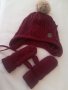 Комплект зимна шапка и ръкавици Н&М, снимка 1 - Бебешки шапки - 40117600