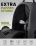 OutdoorMaster Подплатена пътна чанта за голф с подсилени колела, 900D, снимка 2